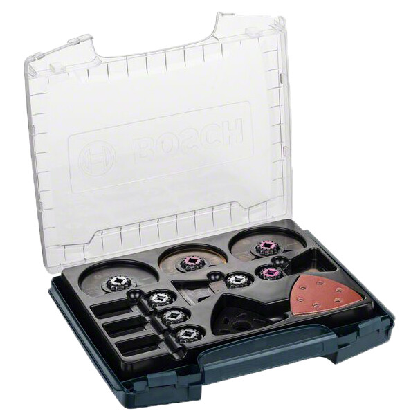 Многофункциональный фрезерный станок Bosch i-BOXX Pro-Set Innenausbau 36-teilig 2608662013-Zubehör