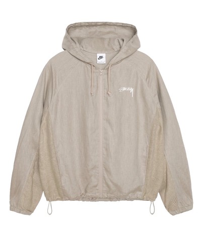 Nike x Stüssy NRG Linen Shell Jacket FZ5751-010 Unisex Large | eBay