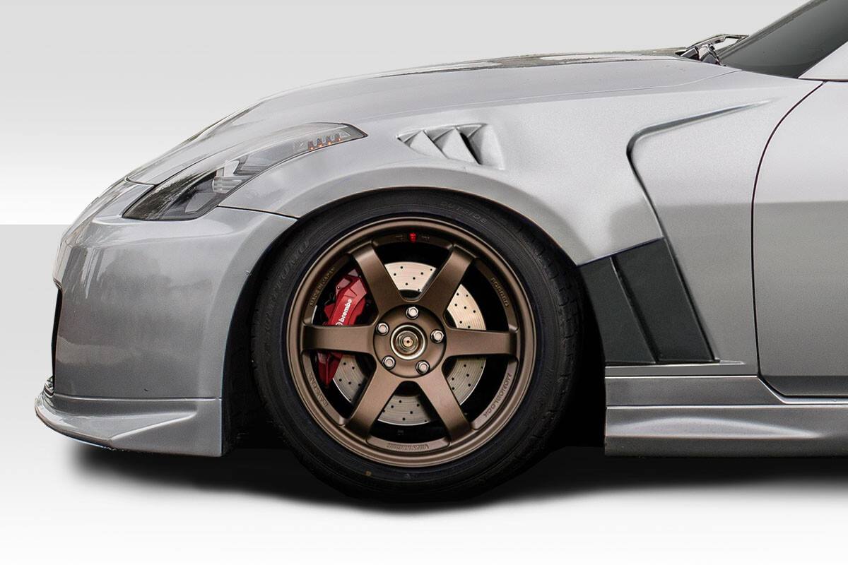 Frank dam カフェ　アート 474mm × 459mm 03-08 Fits Nissan 350Z AMS GT3 Duraflex Body Kit- Front