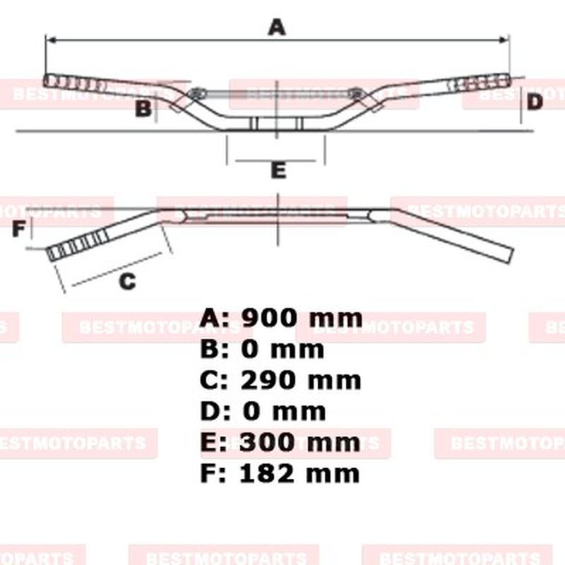 Motorrad-Lenker 25mm - Cafe Racer Feeling!