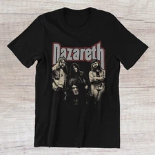 NAZARETH T-Shirt Dan McCafferty 70s Heavy Metal Hard Rock Band on Cotton Tee