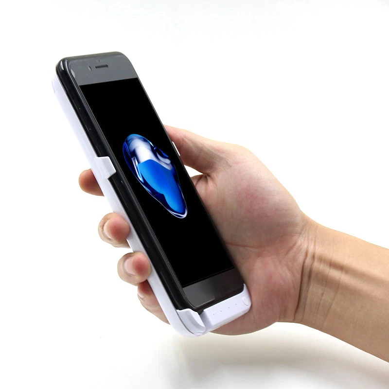 ДЛЯ iPhone 8 6s 7 + 10,000mAh аккумулятор зарядки чехол внешний банк питания зарядное устройство - Изображение 4 из 4