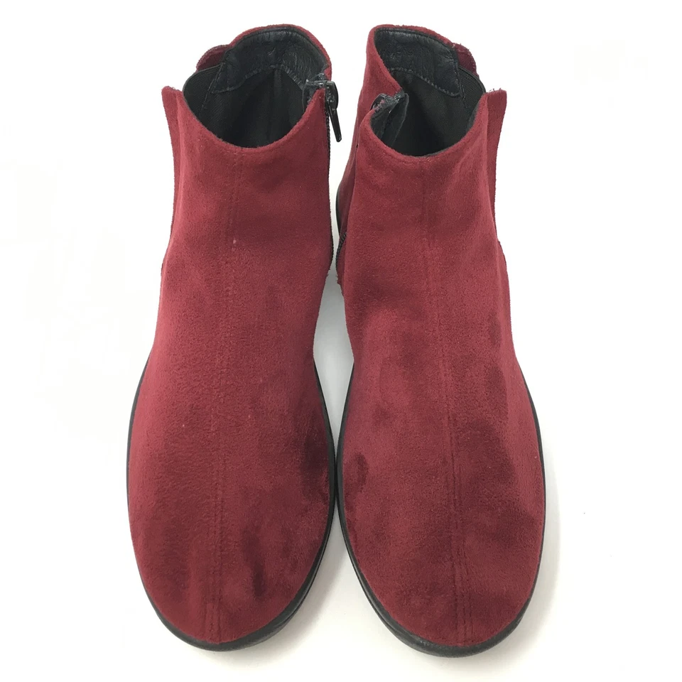 Arcopedico Luana Ankle Boots Booties Shoes Womens Size 9.5-10 US 41 EU Red Ortho - Image 4 of 4