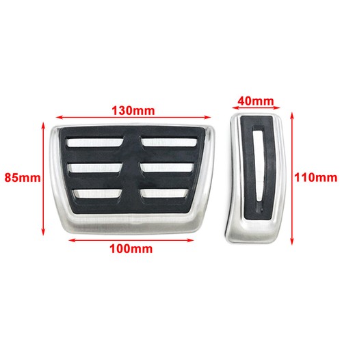 Stainless Steel Car Brake Gas Pedals Cover For Audi A4 A5 A6 A7 A8 Q3 Q5 2PCS - Afbeelding 11 van 12