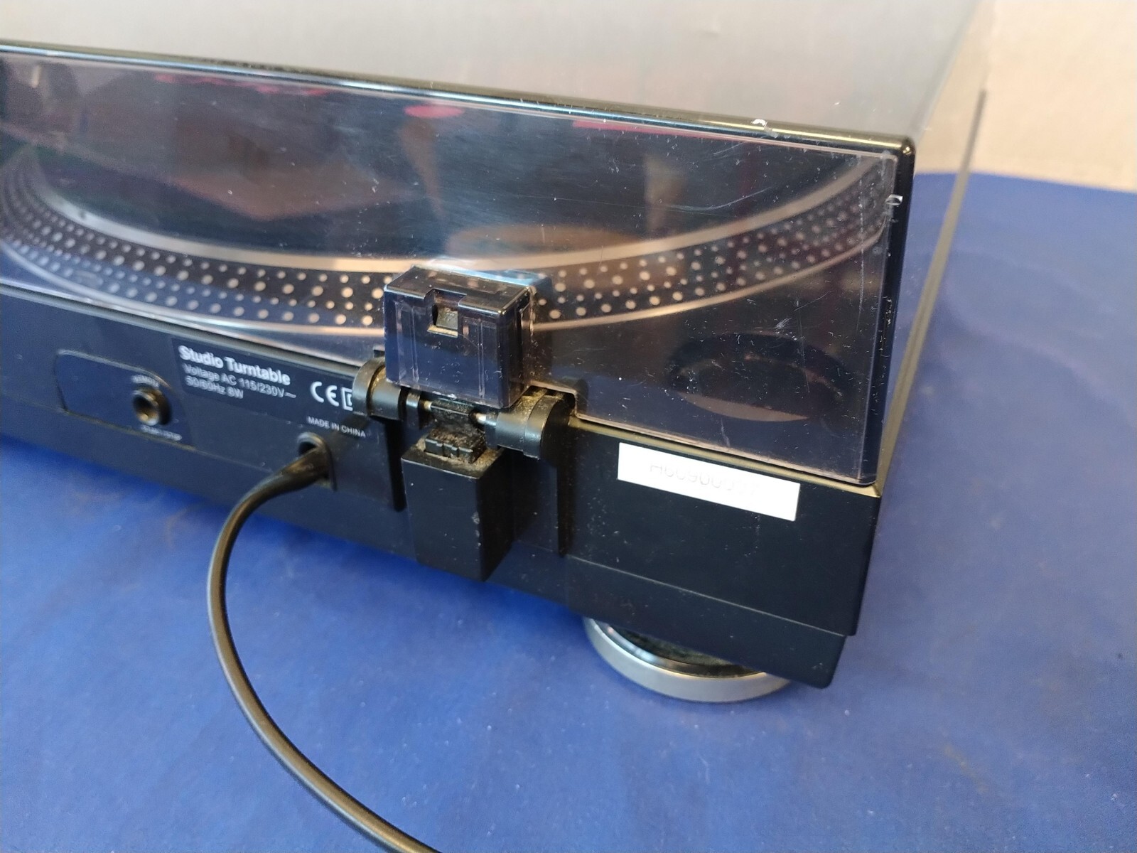GLI Pro BD1600 Belt Drive Detachable Headshell Pro DJ Turntable Tested