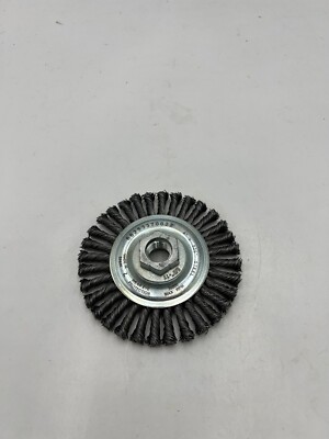 Stringer Bead Knot Wire Wheel Brush 4''X.020X5/8-11, 66253370022 For Norton