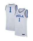 Nwt Jordan Brand #1 Ucla Bruins Replica Jersey Sz M White Dri Fit Basketball