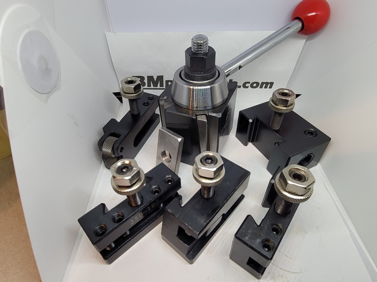 New AXA Wedge Type Quick Change Tool Post Set for South Bend 9