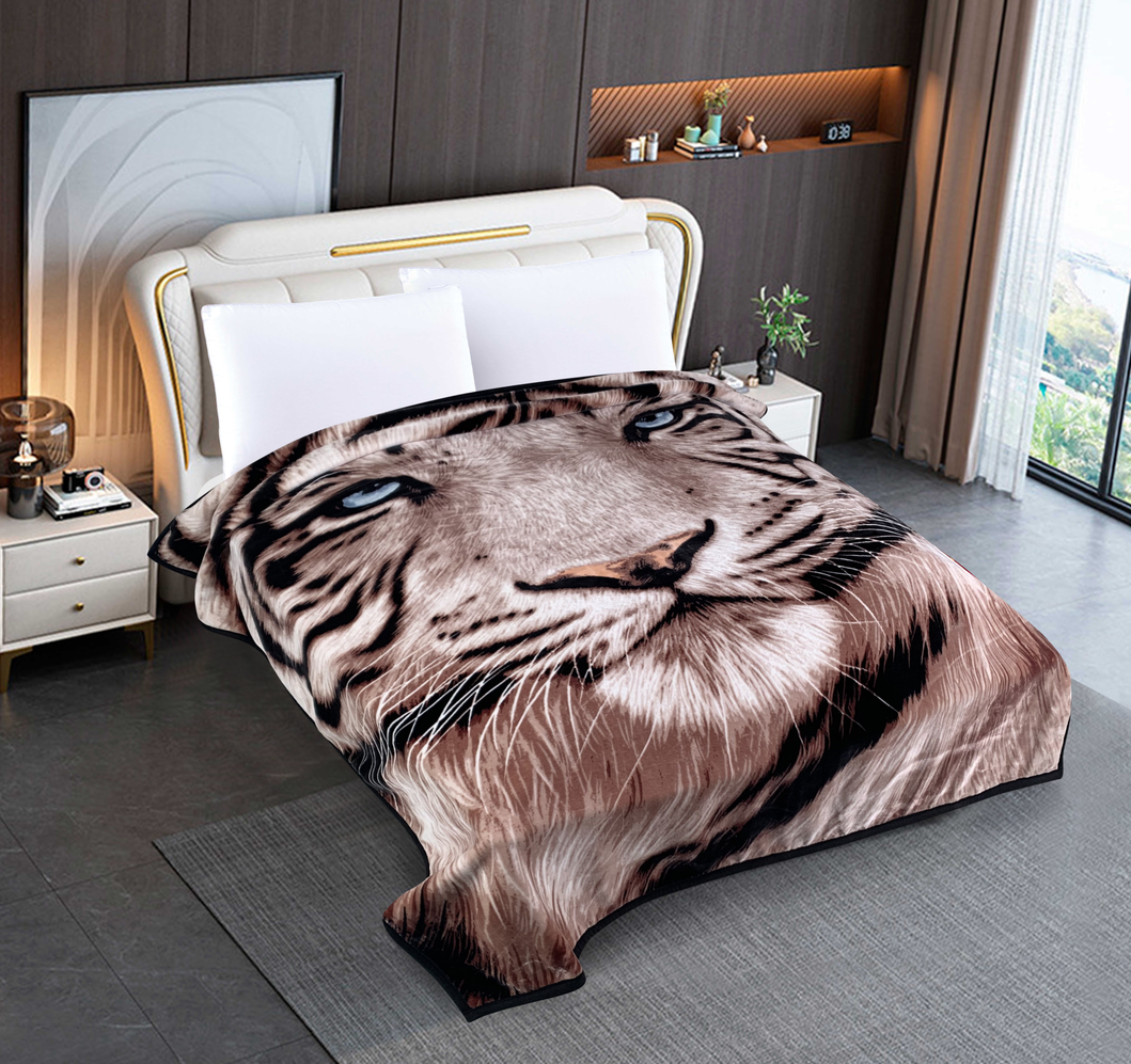 Thick 1000GSM Queen Size Cloudy Mink Blanket Two Layers Winter