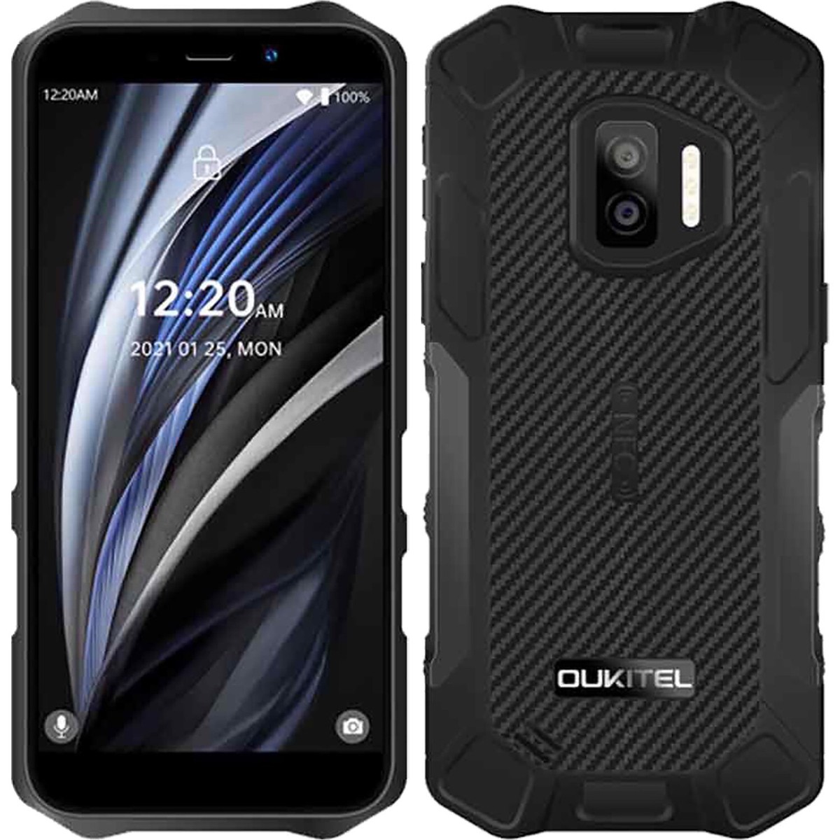 OUKITEL WP12 Pro ※難あり※ Oukitel WP12 Pro 4G Black 64GB + 4GB Dual-SIM Factory Unlocked GSM