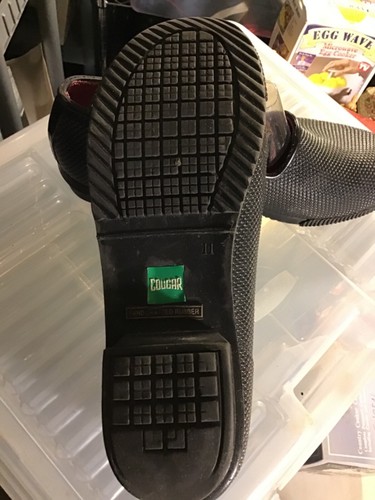 Cougar Dash Mens Shoes Size 11 Black Waterproof Rubber Loafers - 第 9/11 張圖片