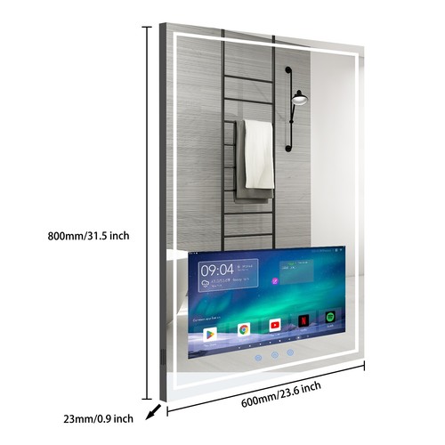 HAOCROWN smart 21.5'' led bathroom lighted vanity mirror tv - Picture 6 of 7