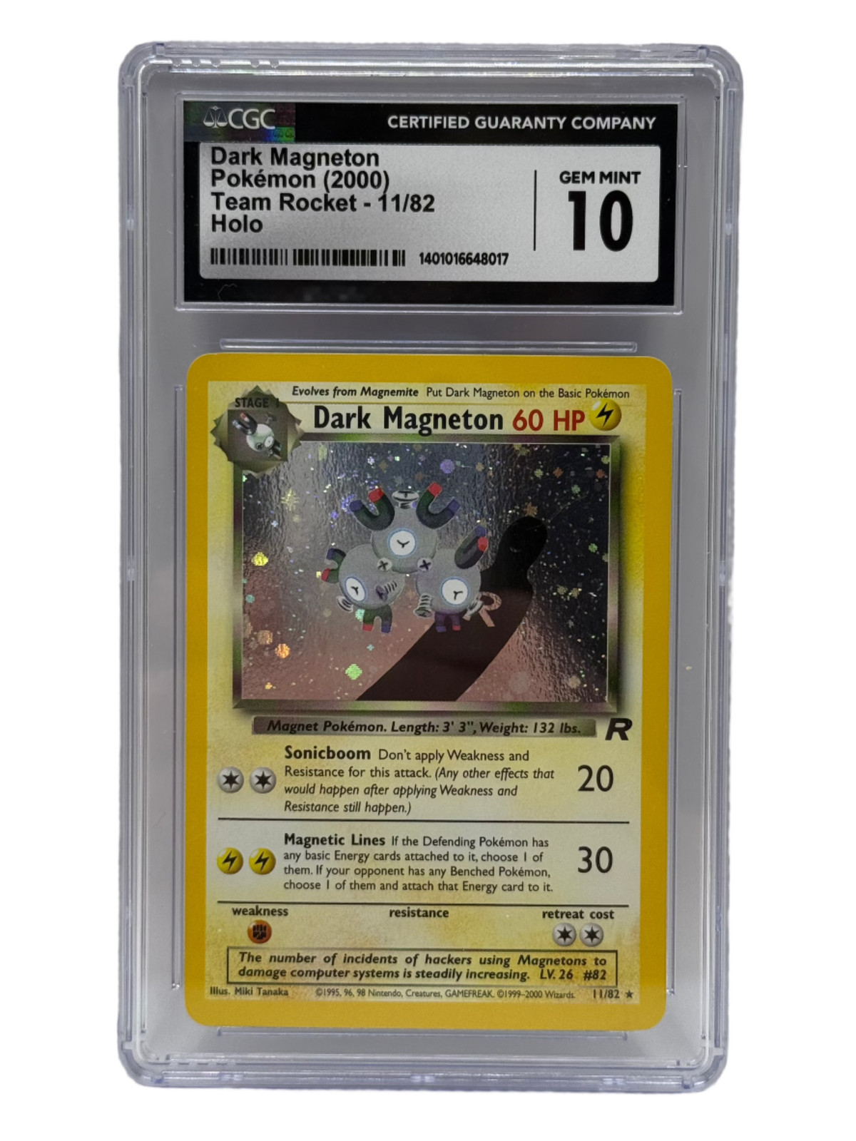 Dark Magneton 2000 Team Rocket #11/82 Unlimited Holo Price Guide - Sports Card Investor Dark Magneton 2000 Team Rocket #11/82 Unlimited Holo Price Guide - Sports Card Investor