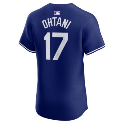Nike Dodgers Ohtani ユニフォーム 17号 L 値下げ中❗️ Nike Dodgers Ohtani 17 ユニフォーム Nike LA Dodgers #17 Shohei