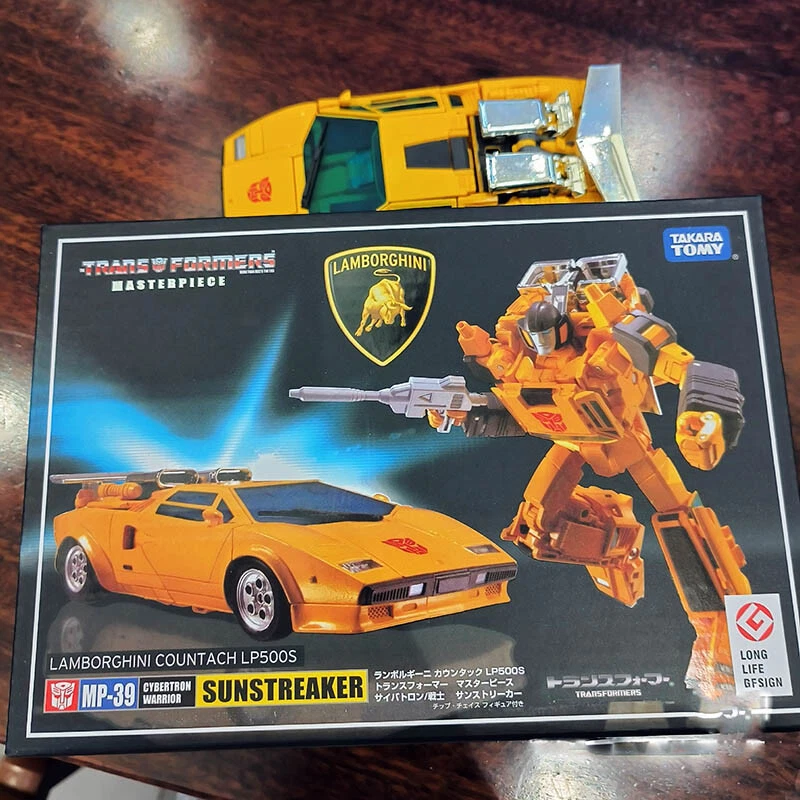Takara Tomy Transformers Sunstreaker Masterpiece MP39 6" Robot Action Figure New - Image 2 of 4