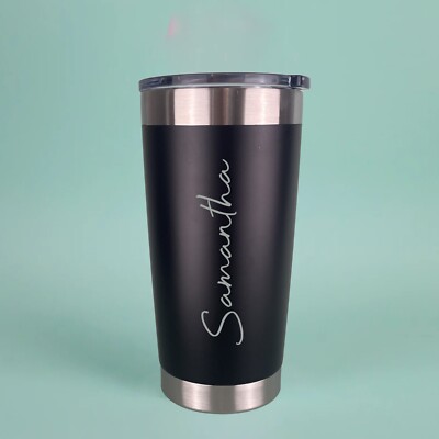 Personalised Thermos Insulated Cup Travel Mug Coffee Tea Flasks