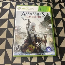 Assassin's Creed III (Microsoft Xbox 360, 2012) Complete With Manual