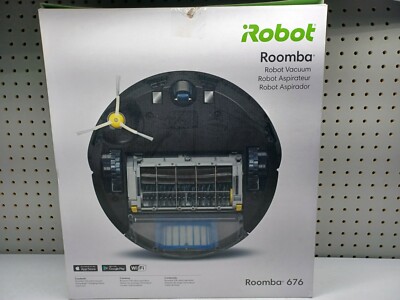 iRobot Roomba 676 Robot Vacuum-Wi-Fi Connectivity FOR PARTS | eBay
