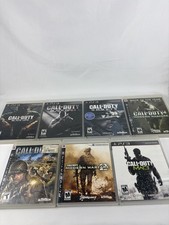 Call of Duty PS3 Lot of 7 Black Ops 1 & 2 Ghosts Modern Warfare COD 3 Tested