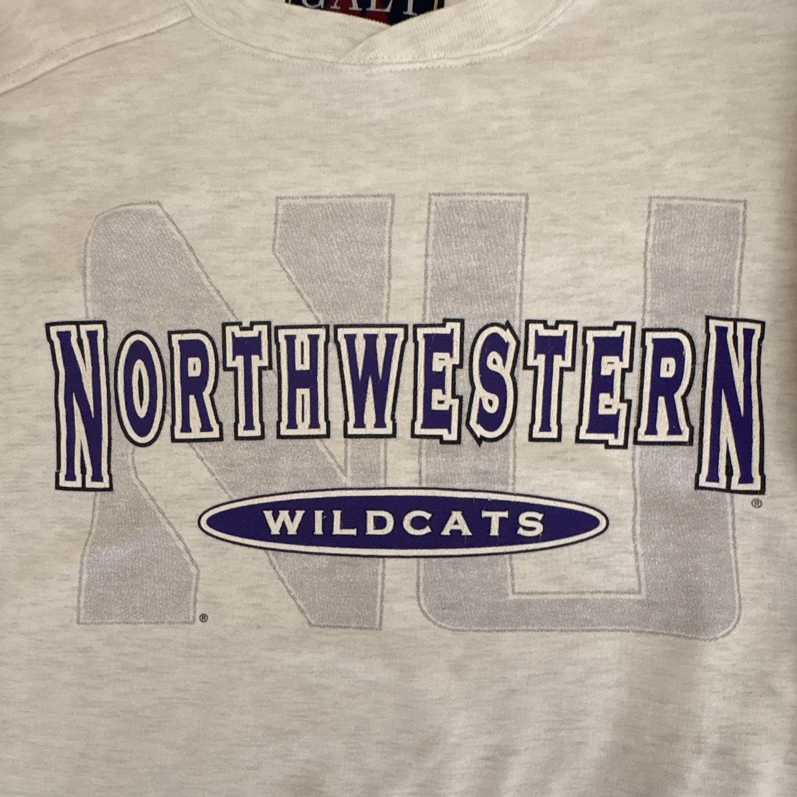 Vintage Northwestern University Wildcats Crewneck M S… - Gem