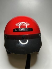 GMAX Red Motorcycle Helmet DOT Certified Full Face with Visor Size M 57-58cm