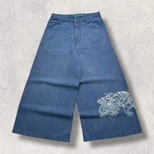 Vintage GAT Rave Wide Leg Dragon Men's Jeans 34