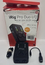 IK Multimedia iRig Pro Dou I/O Mobile Dual Channel Audio/MIDI Interface IK000043