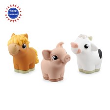 Tonies My First Farm Set - Cow Pig and Horse Soft Squeezable Audio Toy Figurines