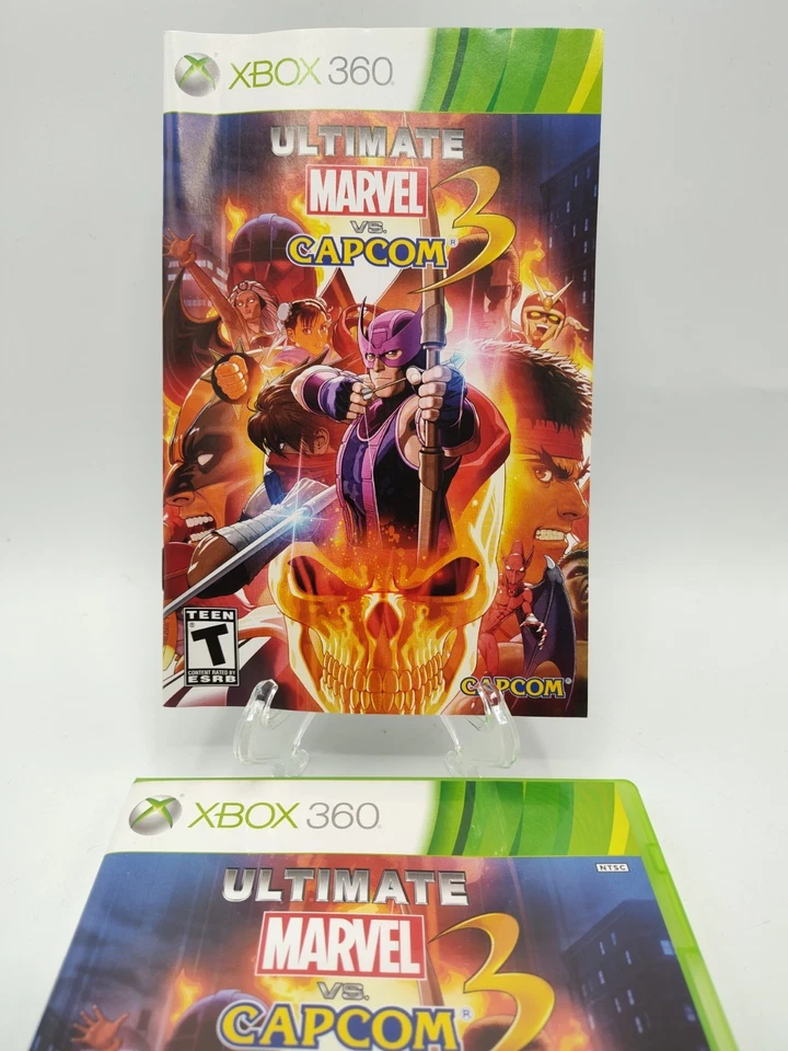 Ultimate Marvel vs. Capcom 3 (Xbox 360, 2011) *CIB* NEAR MINT* Tested! FREE SHIP - Image 4 of 4