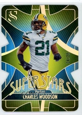 2025 Silhouette Superstars Die-Cut Cracked Ice 24/25 Charles Woodson HOF 17uv