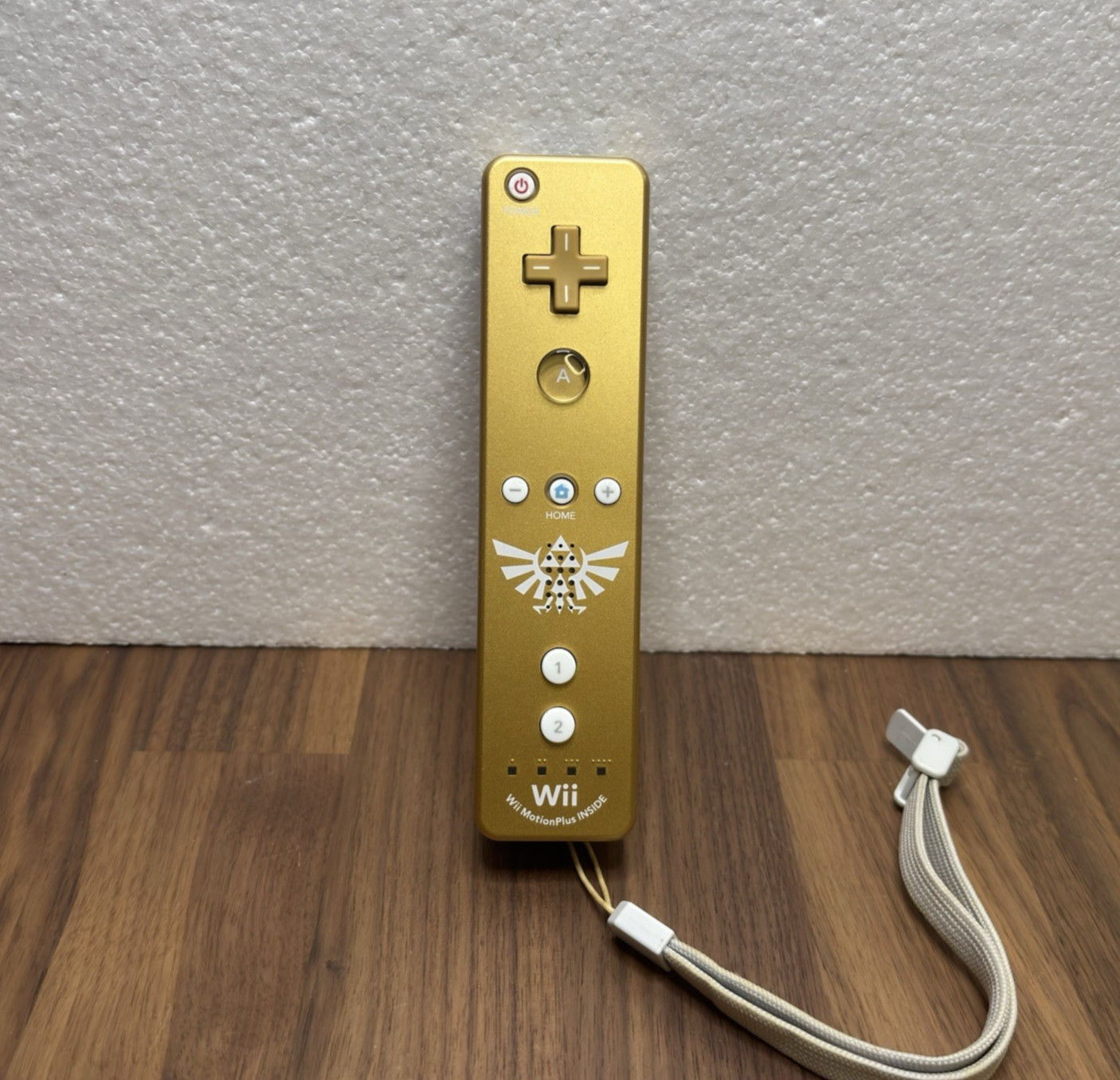 Wii Mote + Motion Plus ZELDA edition ORO Nintendo Originale | Amazing stand