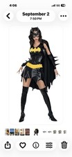 womens batgirl costume Size Small. Missing Mask