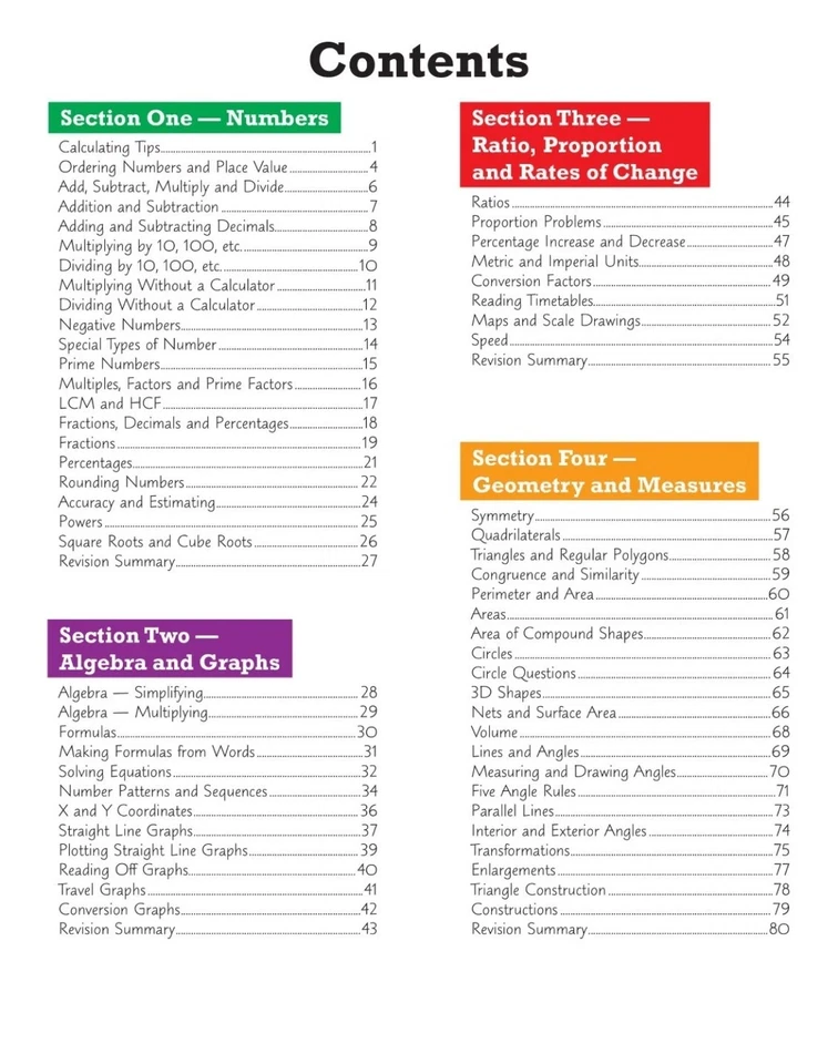 2 x CGP KS3 Maths Revision Foundation with Answer Key Stage + 10 minute tests  - Image 2 of 4