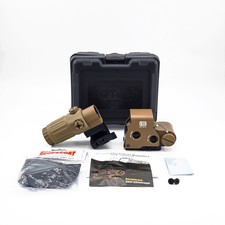 G33 3X Magnifier 558 Holographic Red Green Dot Reflex Sight BlackTan Scope Mount