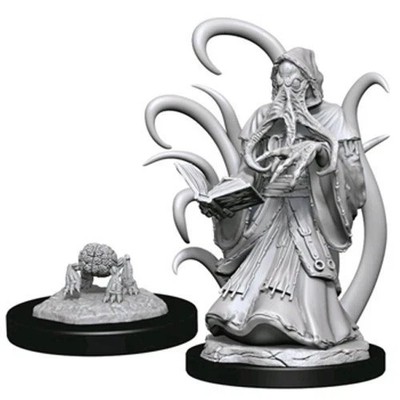Alhoon & Intellect Devourer Nolzur's D&D miniature Dungeons Dragons unpainted