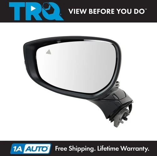 TRQ Left Mirror with Heat, with Memory Drivers Side For 19-21 Mazda 3 MA1320241