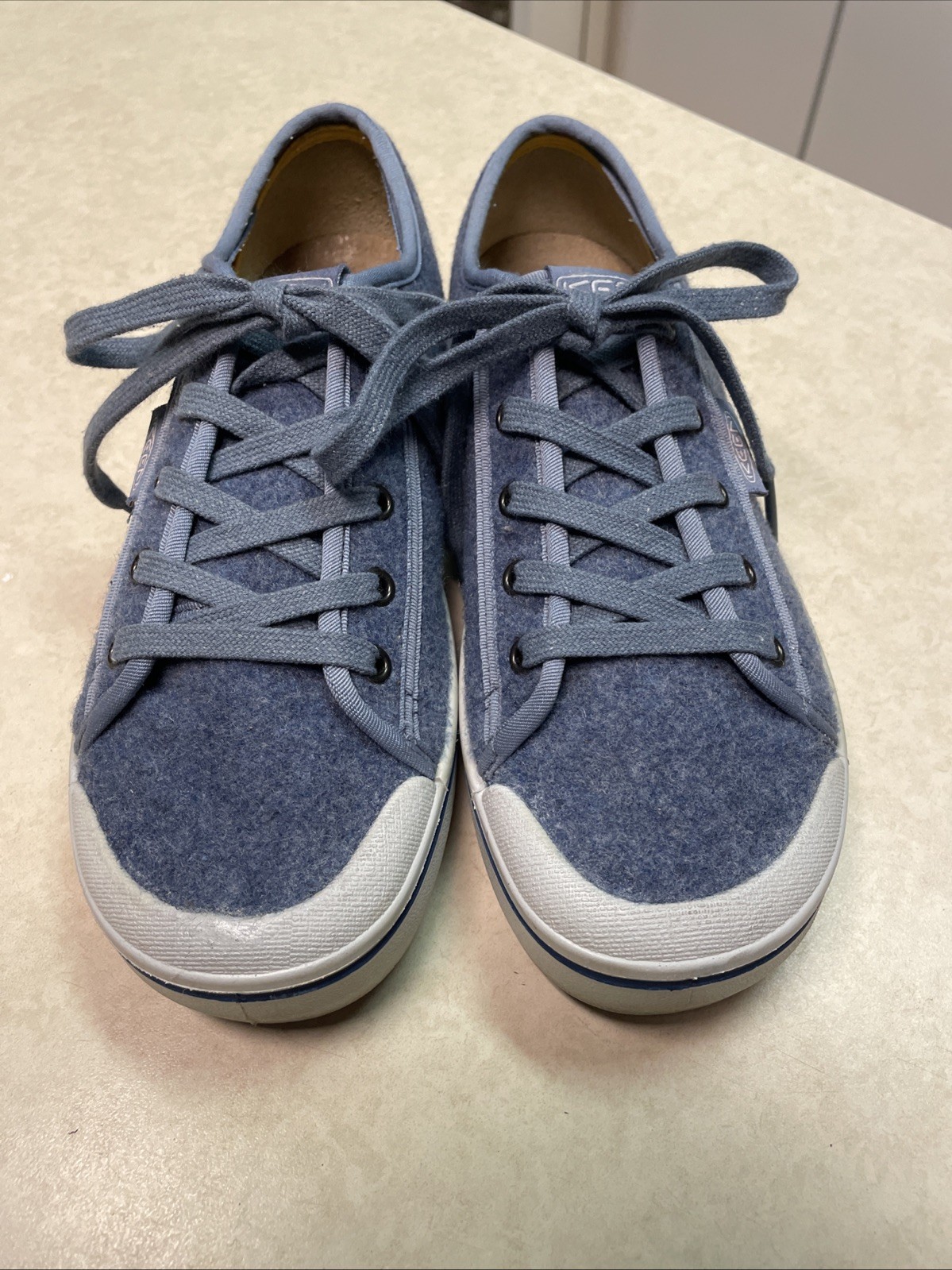 KEEN Elsa Lite scarpe sneakers casual in feltro blu donna taglia 7 5