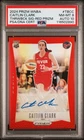 2024 PANINI PRIZM WNBA THROWBACK SIG CAITLIN CLARK RC 31/99 PSA 8 DNA AUTO 10