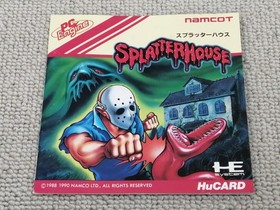 NAMCOT PC Engine Soft Splatter House Used