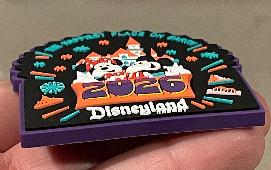 Disneyland Resort 2026 Mickey & Minnie Mouse Magnet The Happiest