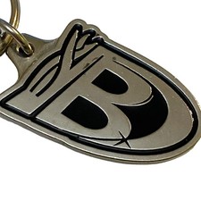 B Dupont Portachiavi Auto Charm Metallo Doppia Faccia Souvenir Collezione Novità