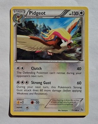 Pokemon - Pidgeot - Flashfire 77/106 - Rare - LP