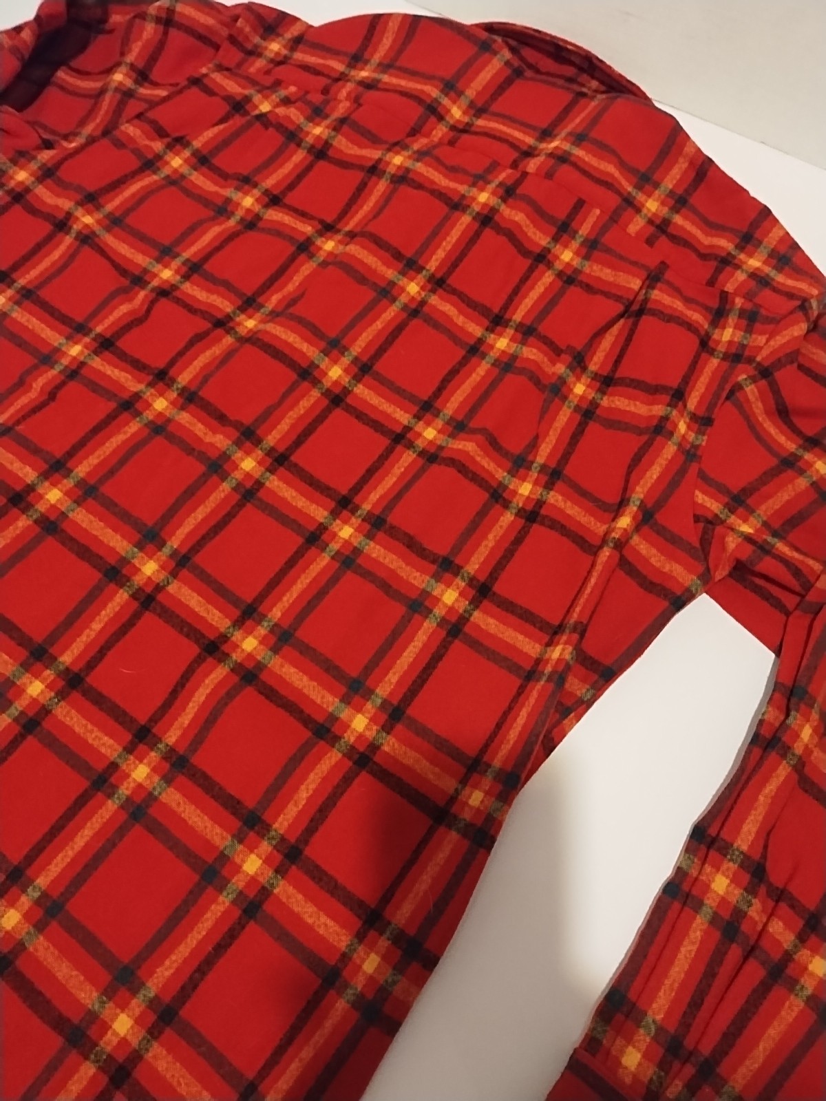 Pendleton Red Plaid Flannel Trail Shirt Elbow Pat… - image 11
