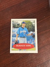 2020 Topps Heritage Minor League #4 MacKenzie Gore 1971 Bazooka Numbered Test
