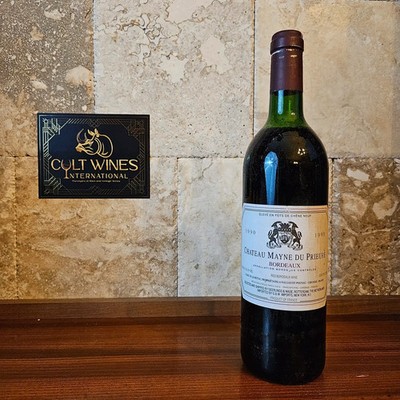 1990 Chateau Mayne du Prieure Bordeaux wine, France