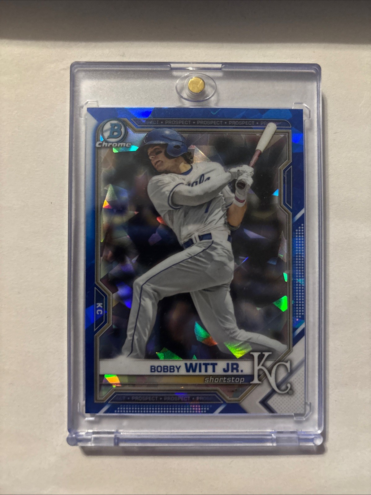 2021 Bowman Chrome Draft Sapphire Bobby Witt Jr. #BDC-47 - Royals