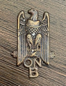 WW2 ITALIAN FASCIST ONB YOUTH FEZ / CAP INSIGNIA Exc. ++