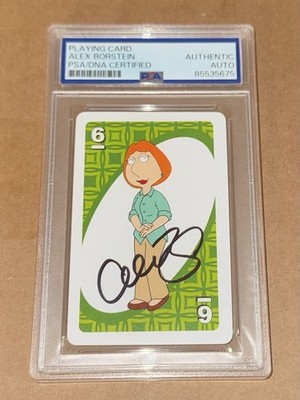 Alex Borstein Signed Auto 2004 Family Guy Uno Card PSA DNA Lois Autographed 