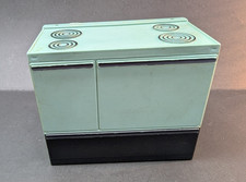 Vintage Westinghouse Stove recipe box. Green in color