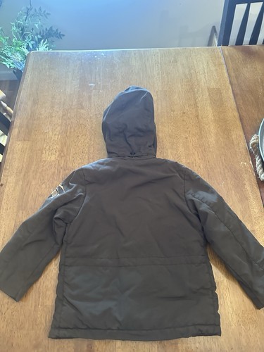 Kids Burberry Jacket Green Plaid Size 4 Zipper Outwear Coat Winter - Picture 10 of 13